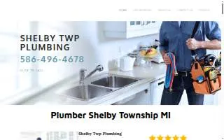 Shelby Twp Plumbing website
