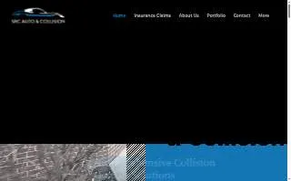 SRC Auto & Collision website