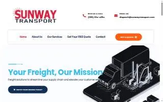 Sunway Transport Inc website