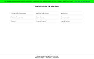 ContainerPort Group Logistics