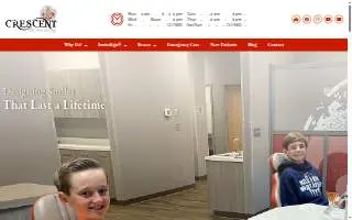 Crescent Orthodontics website
