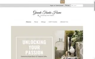 Grande Trunke Home website