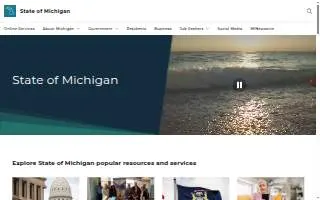 Michigan Department of Human Services website