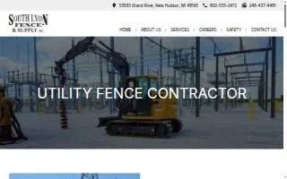 South Lyon Fence Co Inc website