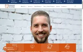 Admire Dental - Southgate website