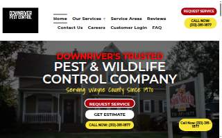 Downriver Pest Control website