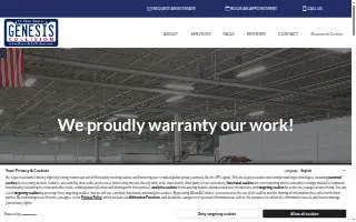 Genesis Collision Center of Harper Woods website