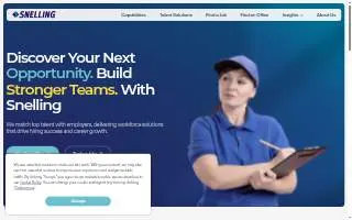 Snelling Staffing (Metro Detroit) website