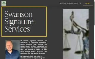 Swanson Signature Services • Notary Public of St. Clair Shores website