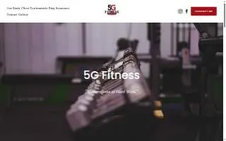 5G Fitness LLC website
