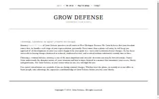 Attorney Daniel W. Grow website
