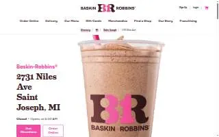 Baskin-Robbins of St. Joseph website