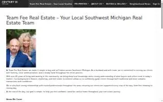 Team Fee Real Estate, CENTURY 21 Affiliated website