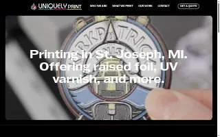Uniquely Print website