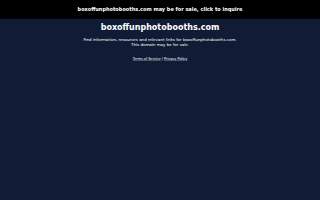 Box Of Fun Photobooths