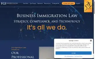 Fakhoury Global Immigration website