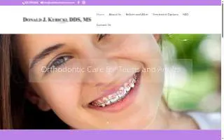 Kubicki Orthodontics of Sterling Heights website