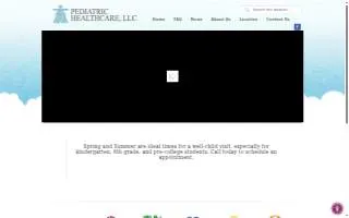 Pediatric HealthCare of Sterling Heights website