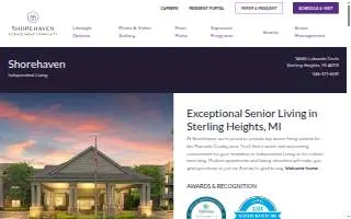 Shorehaven website