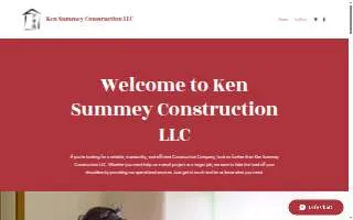 Ken Summey Construction website