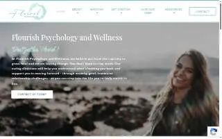 Flourish Psychology and Wellness of Taylor website
