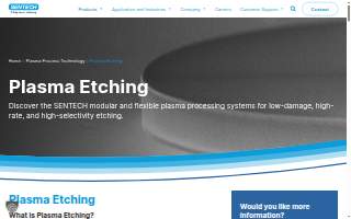Sentech Services website