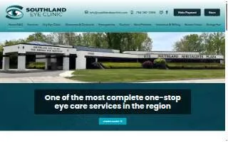Southland Eye Clinic website