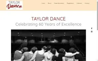 Taylor Dance website