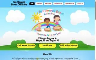 Tiny Stepping Stones Childcare - TAYLOR website