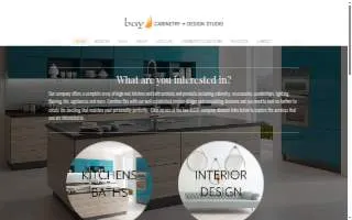 Bay Cabinetry and Design Studio website