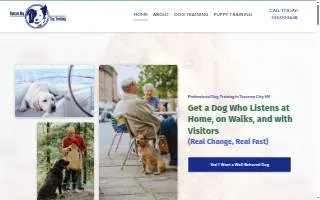 Beacon Bay Dog Training website