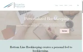 Bottom Line Bookkeeping Service website