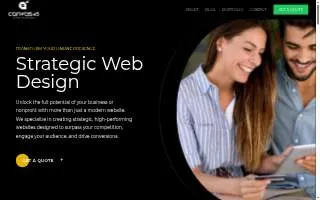 Canvas 45 Web Design website