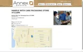 Handle With Care Packaging Store website