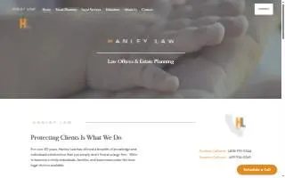 Hanley & Hodek, PLC website