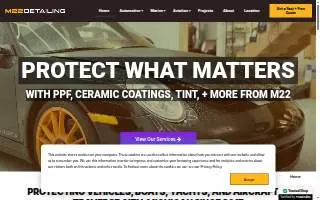 M22 Detailing website