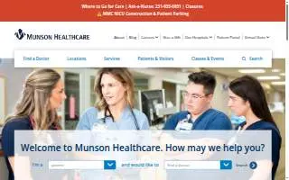 Munson Medical Center - Occupational Therapy website