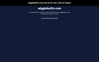 Wiggle Butts & Waggin Tails website