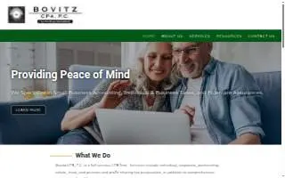 Bovitz CPA, P.C. of Trenton website