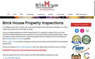 Brick House Inspections website