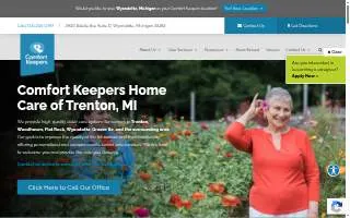Comfort Keepers Home Care of Trenton website