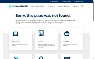 Corewell Health Karen Wilson Smithbauer Care Center - 5400 Fort St website