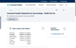 Corewell Health Obstetrics & Gynecology - 5400 Fort St