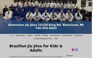Downriver Jiu-Jitsu & Fitness of Wyandotte website