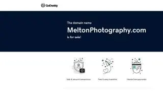 Melton Photography of Trenton website