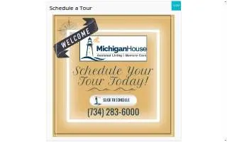 Michigan House Senior Living of Trenton website