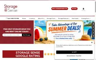 Storage Sense - Trenton website