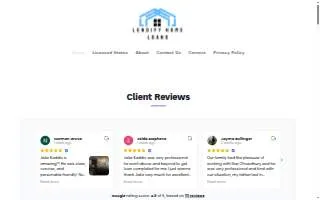 Lendify Home Loans website