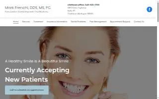 Mark E Frenchi DDS MS PC website