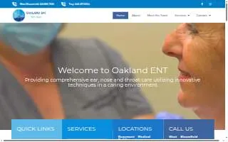 Oakland ENT (Troy Office) website